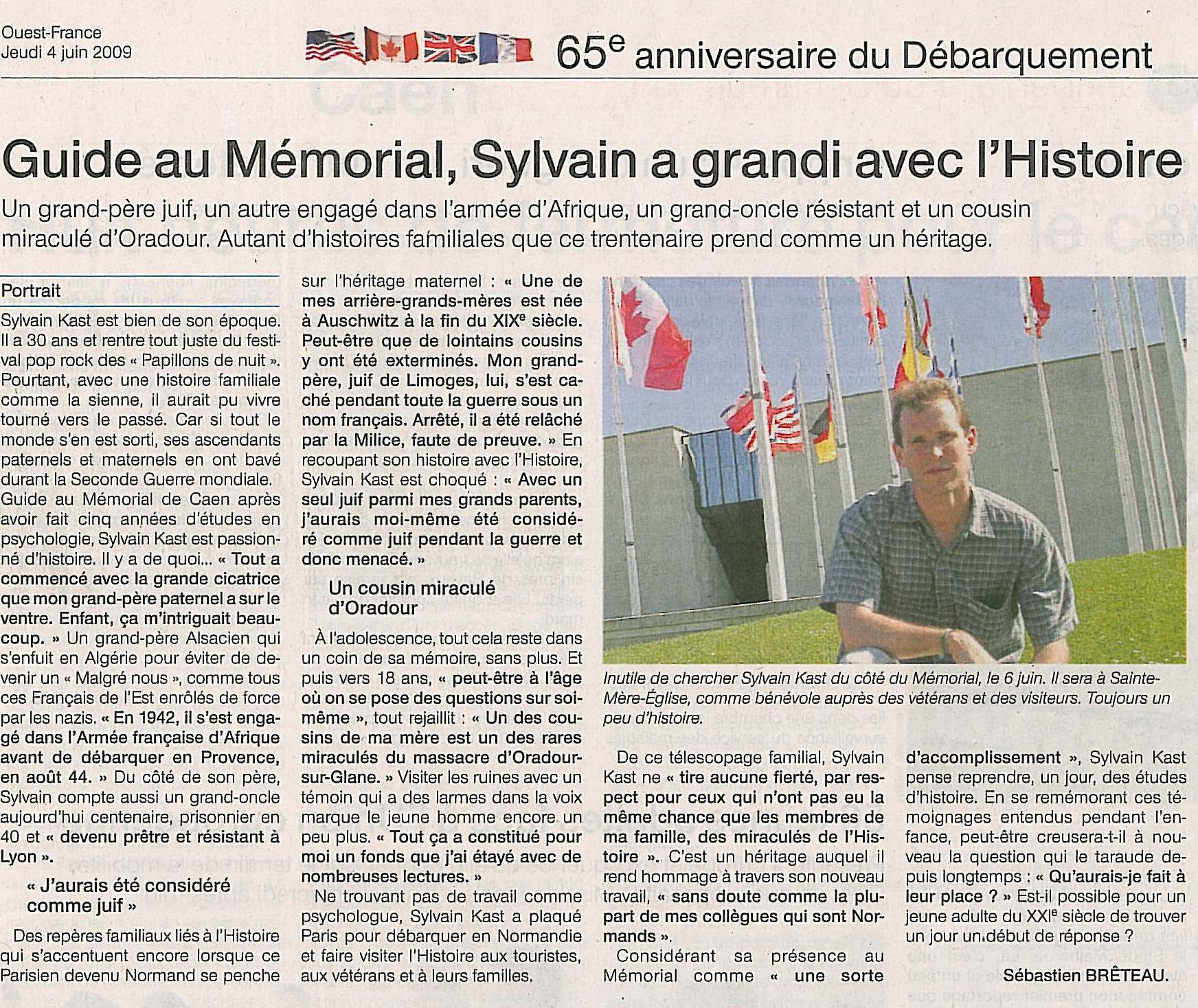 Ouest France - 04-06-2009